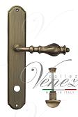 Дверная ручка Venezia на планке PL02 мод. Gifestion (мат. бронза) сантехническая